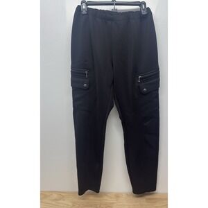 Juice Couture Joggers Zip Pockets Sweatpants Black‎ Women's Size XL #10